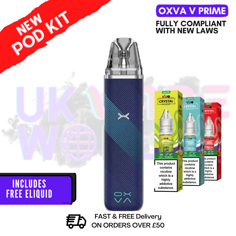 Oxva Xlim STRIPPED BLUE GO Kit | 9.99 Free Liq