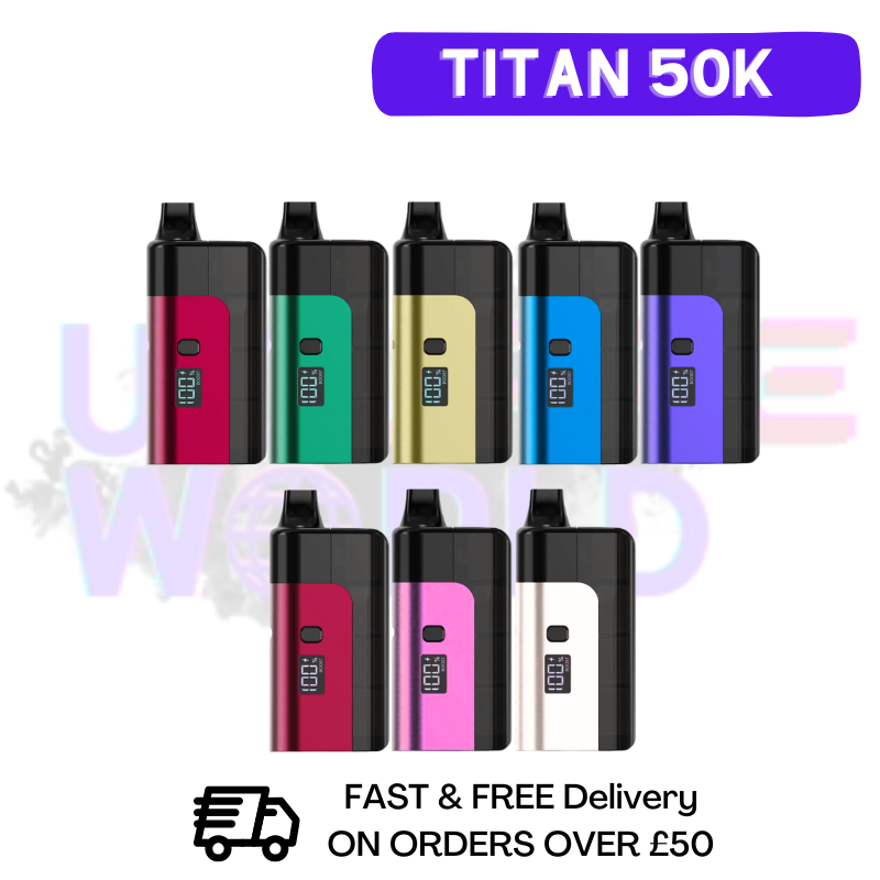 Titan 50K X Prefilled 50000 Puff Pod Kit - 2 For 18 Titan 50K X Prefilled 50000 Puff Pod Kit - 2 For 18