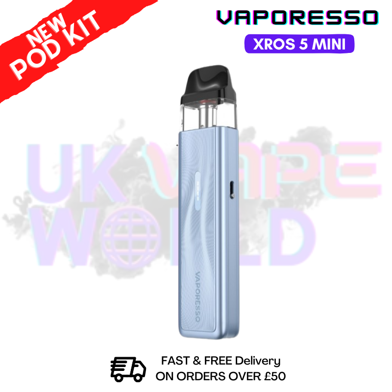 shop Sky Blue Vaporesso Xros 5 Mini Refillable Pod Vape Kit - ukvapeworld