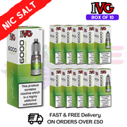 Shop Sour Berry Fusion IVG 6000 Box Of 10 Nic Salt - UK Vape World