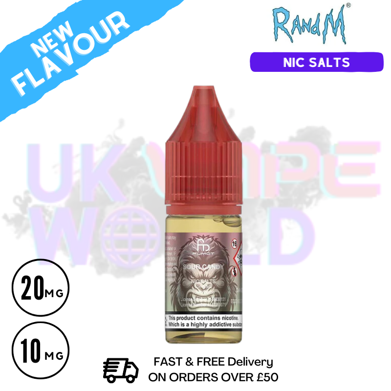 Sour Candy RandM Tornado 7000 Nic Salt 10ML eLiquid Sour Candy RandM Tornado 7000 Nic Salt 10ML eLiquid