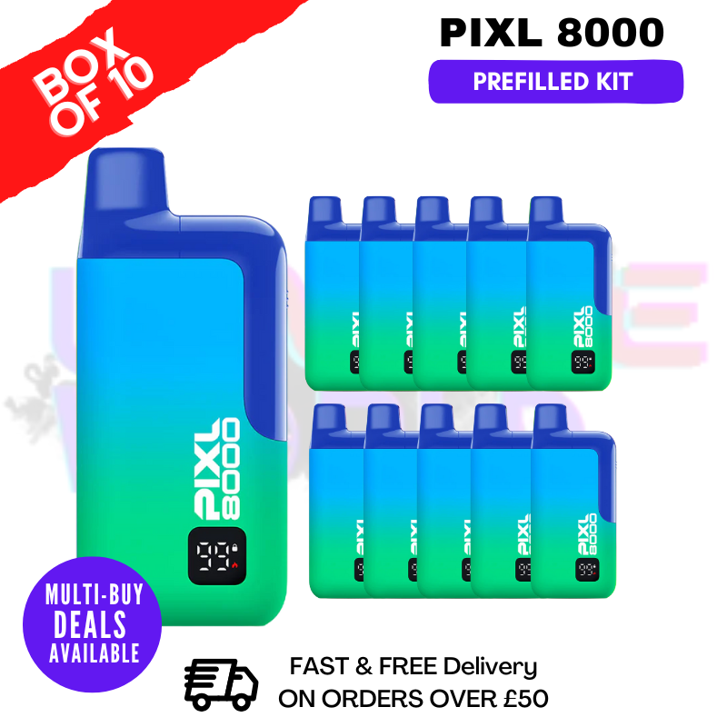 SpearMint pixl 8000 Kits Box Of 10 - ukvapeworld
