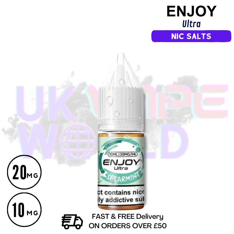 ultra salt vape juice Spearmint Enjoy Ultra 9000 9K Nic Salt 10ML eLiquid