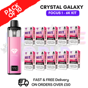 Strawberry Raspberry Ice Crystal Galaxy Focus 6K Kits Box Of 10 - ukvapeworld