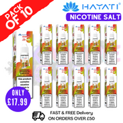 Shop Strawberry Watermelon Bubblegum Hayati Pro Max Nic Salt Box Of 10 - UK Vape World