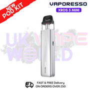 shop Titanium Silver Vaporesso Xros 5 Mini Refillable Pod Vape Kit - ukvapeworld