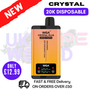 Shop Triple Mango Crystal Plus 20K Vape WGA Disposable Kit - UK Vape World