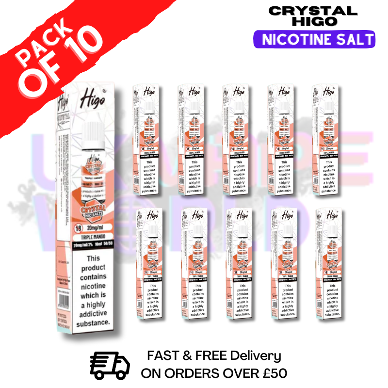 Triple Mango Crystal Higo Nic Salt Box Of 10