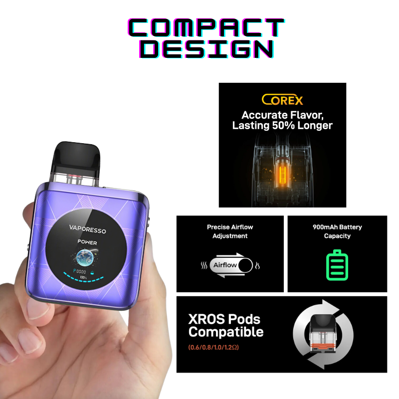 Compact Size Of Twilight Purple Vape Kit