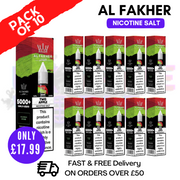 Shop Two Apple Al Fakher 5000+ Nic Salt BOX OF 10 - UK Vape World