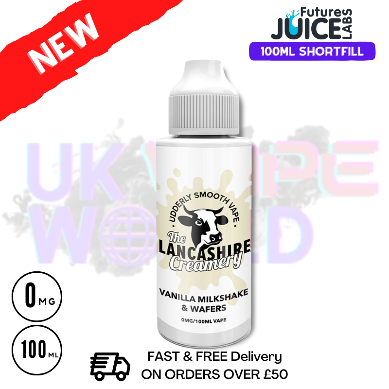 lancashire creamery vape juice Looper Cereal & Milk Shortfill E-liquid by The Lancashire Creamery 100ml main image 0