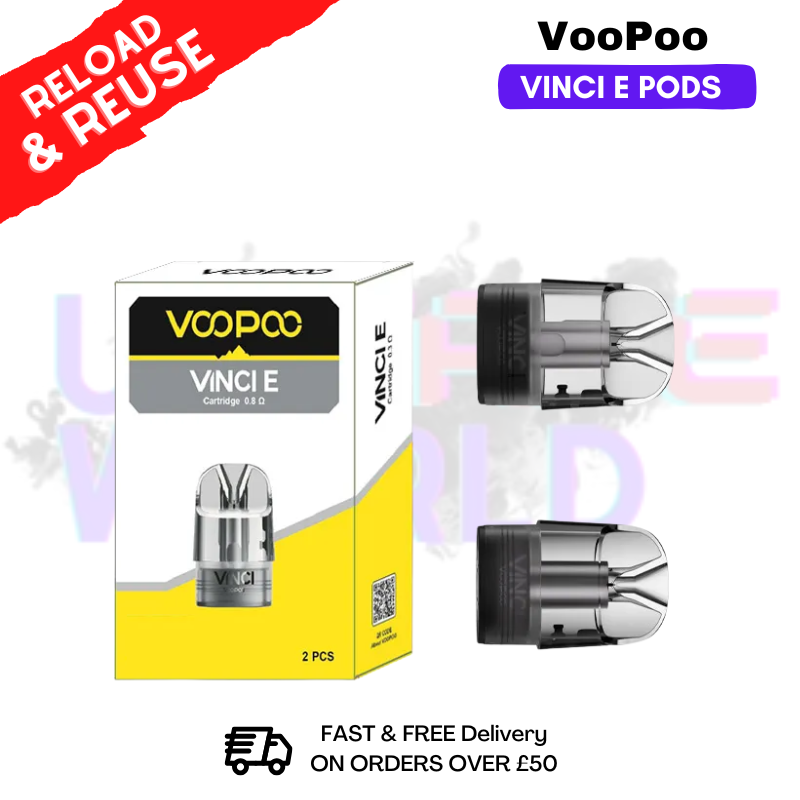 Voopoo VINCI E Replacement Pods - 4.89 Voopoo VINCI E Replacement Pods - 4.89