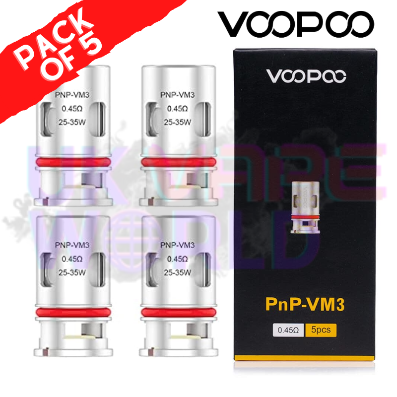 VM3 0.45ohm Mesh PnP Coil VooPoo - 8.99