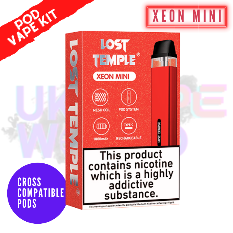 elfbar nachfüll pod läuft aus Lost Temple Xeon Mini Vape Pod RED Kit