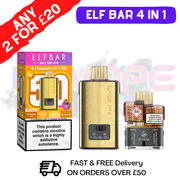 Yellow Edition Elf Bar 4 in 1 Ultra Puff Kit - ukvapeworld