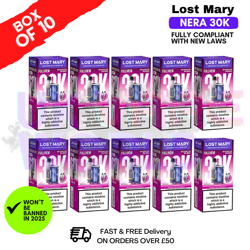 Berry Edition Lost Mary NERA 30K Puff Box Of 10 Berry Edition Lost Mary NERA 30K Puff Box Of 10