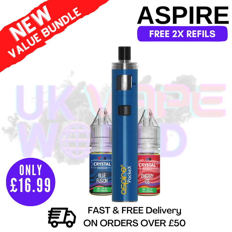 aspire vape pen Pockex Blue AIO Starter Kit Buy Lost Mary OS5000 Variation:0.6ohm [5pk] Texas Compliant