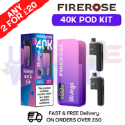 Shop Blue Raspberry Firerose SlideGo 40K Prefilled Pod Kit - UK Vape World