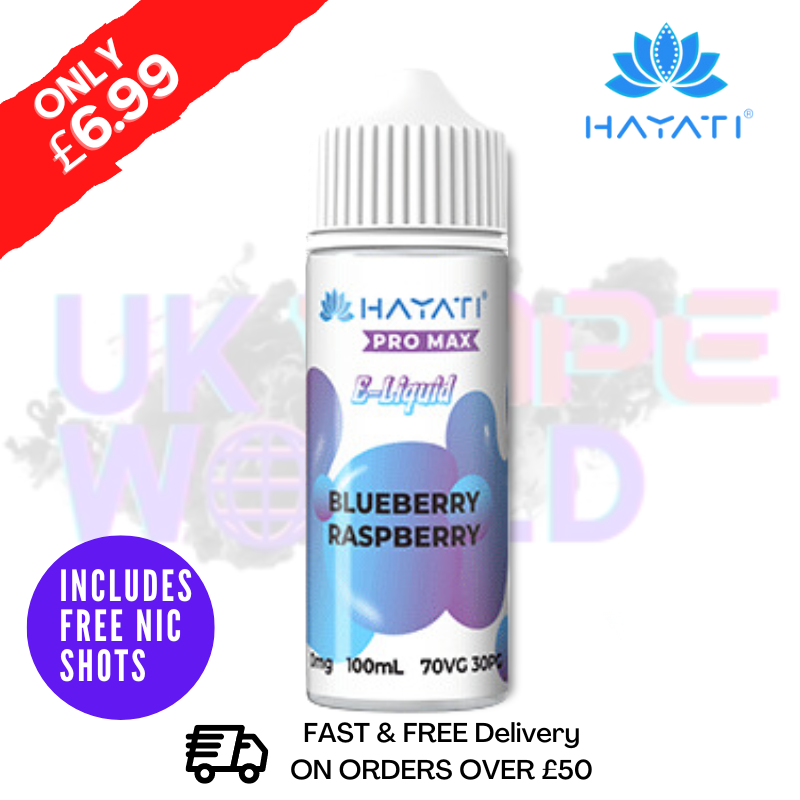 Blueberry Raspberry Hayati Pro Max Shortfill Juice 100ML Eliquid