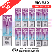 Shop Blueberry Sour Raspberry Feoba Big Bar 6000 Puff 6K Box Of 10 - UK Vape World