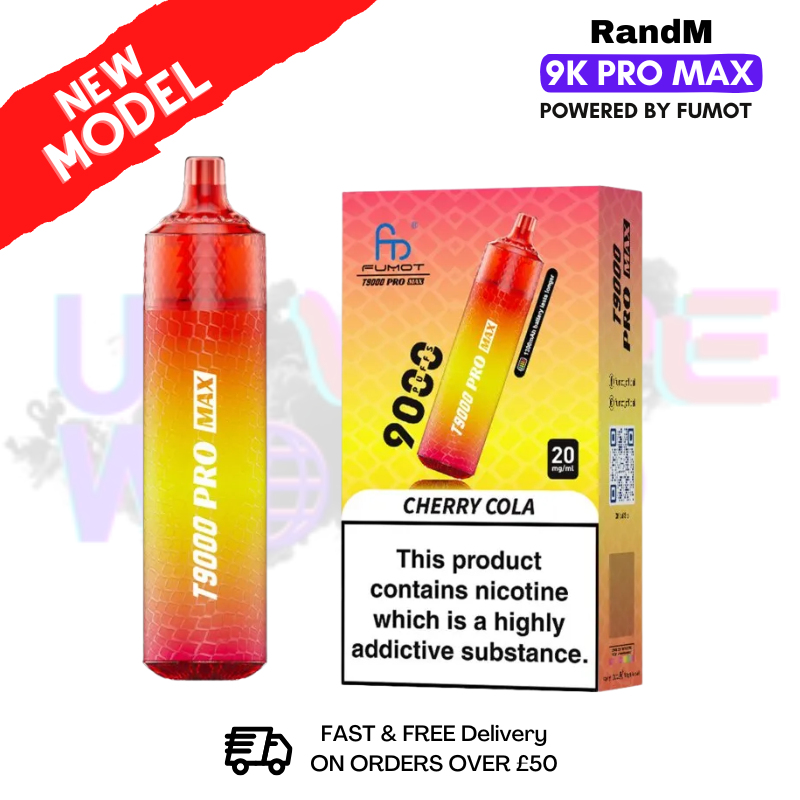 Cherry Cola RandM T9000 Pro Max Pod Kit Cherry Cola RandM T9000 Pro Max Pod Kit