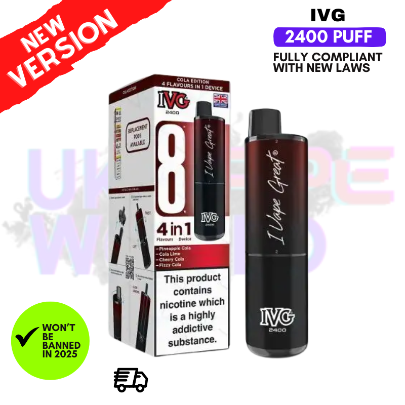 I Vape Great 2400 Pods IVG 2400 4 in 1 Multi-Flavour Editions Review I Vape Great 2400 Pods IVG 2400 4 in 1 Multi-Flavour Editions Review