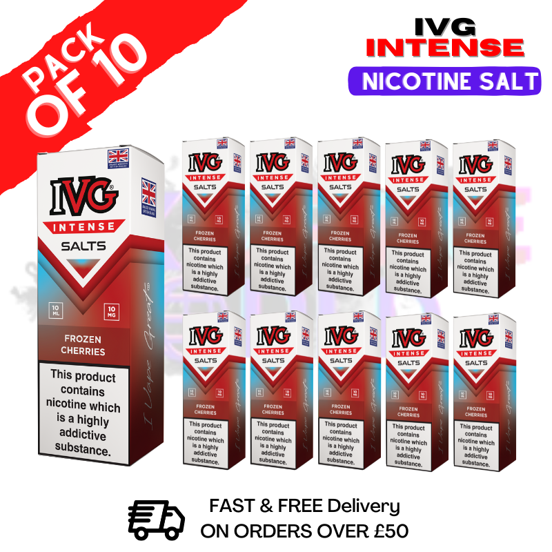 Frozen Cherries IVG Intense Nic Salt Box Of 10