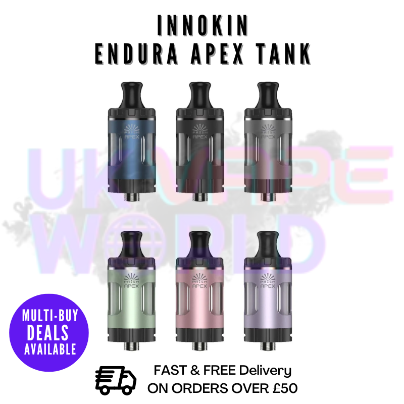 Innokin Endura Apex Tank | Replacement Lowest Price - 7.99 Innokin Endura Apex Tank | Replacement Lowest Price - 7.99