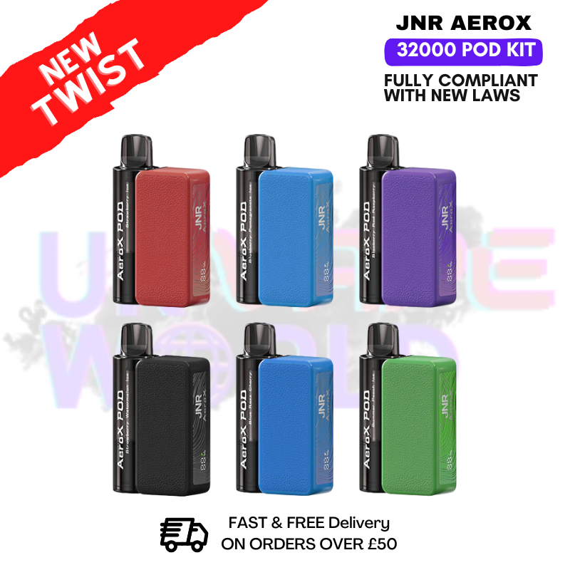 JNR AeroX 32K 32000 Puff Pod Kit JNR AeroX 32K 32000 Puff Pod Kit