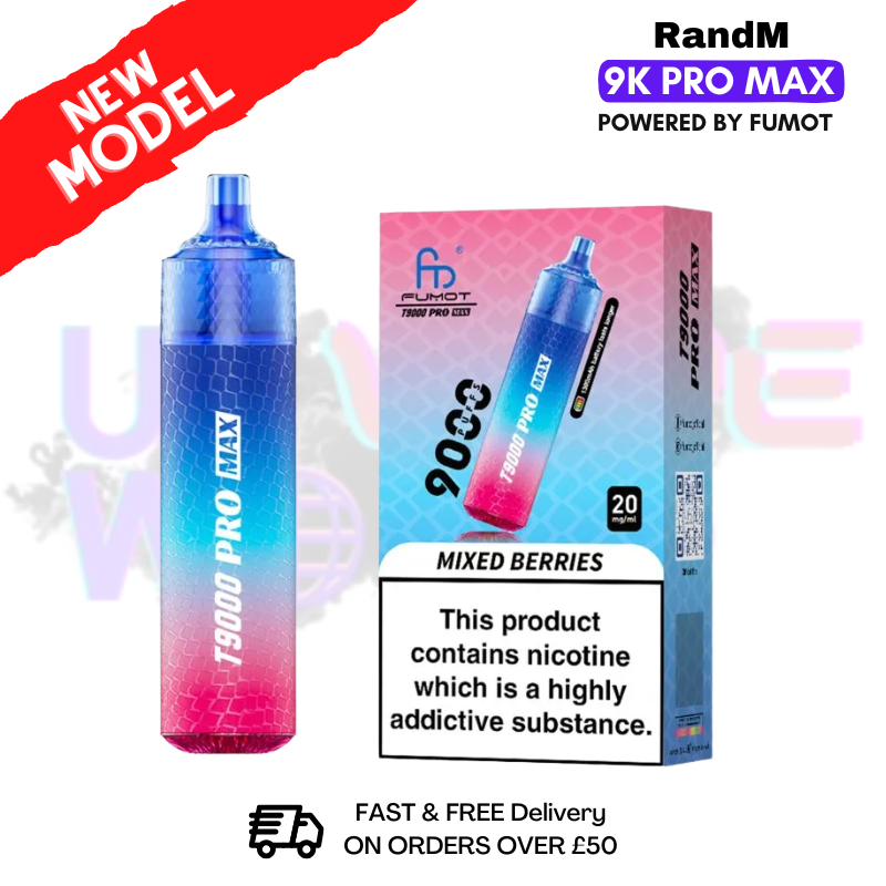 Mixed Berries RandM T9000 Pro Max Pod Kit -  ukvapeworld