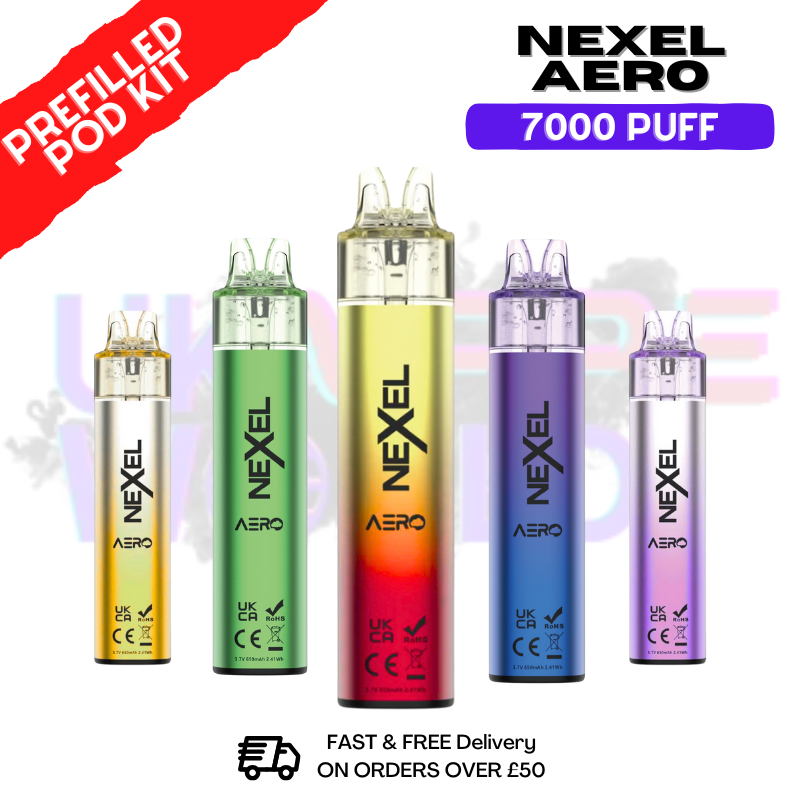 Nexel 7K Aero 7000 Puff Prefilled Pod Kit Nexel 7K Aero 7000 Puff Prefilled Pod Kit