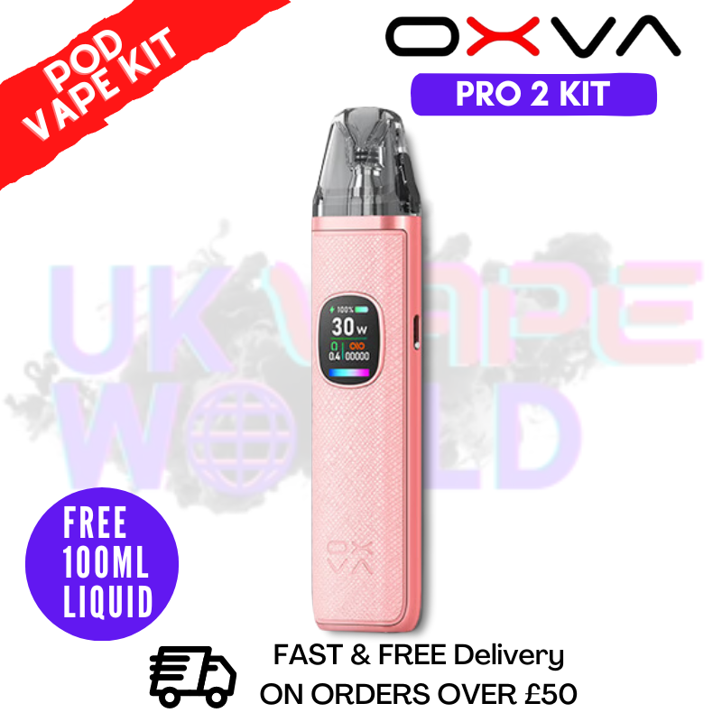 Coral Pink Oxva Xlim Pro 2 Pod Kit + Free 100ML Liquid - ONLY 19.99 Coral Pink Oxva Xlim Pro 2 Pod Kit + Free 100ML Liquid - ONLY 19.99