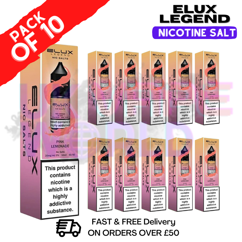 Elux Legend 3500Puff Nic Salt Pink Lemonade BOX OF 10 Elux Legend 3500Puff Nic Salt Pink Lemonade BOX OF 10