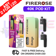 Strawberry Watermelon Bubblegum Firerose SlideGo 40K Prefilled Pod Kit - ukvapeworld