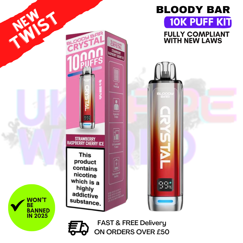 cherry ice crystal vape How Long Do Disposable Vapes Last? Let's Clear the Fog main image 1