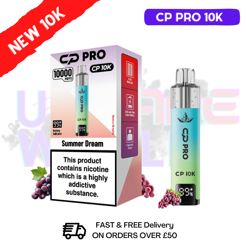 pre workout vapes Summer Dream CP Pro 10K Puff Pod Kit