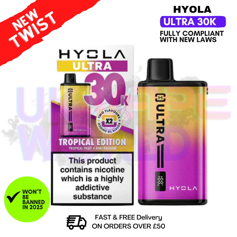 hyola ultra 30k prefilled pod vape kit Tropical Edition Hyola Ultra 30K Puff Prefilled Pod Kit
