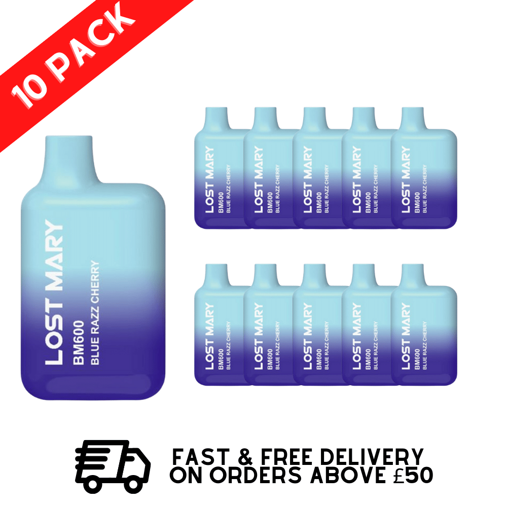 Lost Mary Bm600 Disposable Vape Blueberry Flavour Lost Mary 600 Puff Bars 10 Pack BM600 Disposable Lost Mary Bm600 Disposable Vape Blueberry Flavour Lost Mary 600 Puff Bars 10 Pack BM600 Disposable