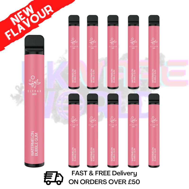 Elf Bar Watermelon BG Flavour Box of 10 Elf Bar Watermelon BG Flavour Box of 10
