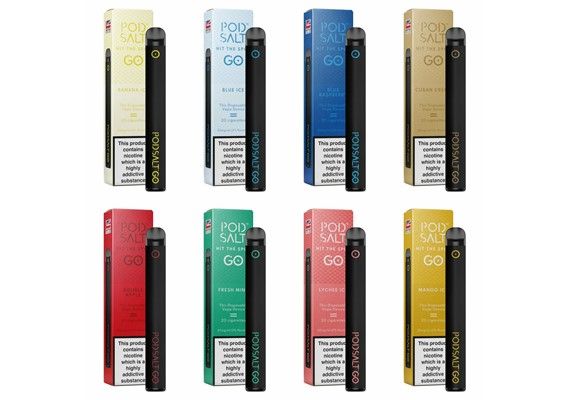 POD SALT GO DISPOSABLE KIT PACK OF 3.| UK Vape WORLD