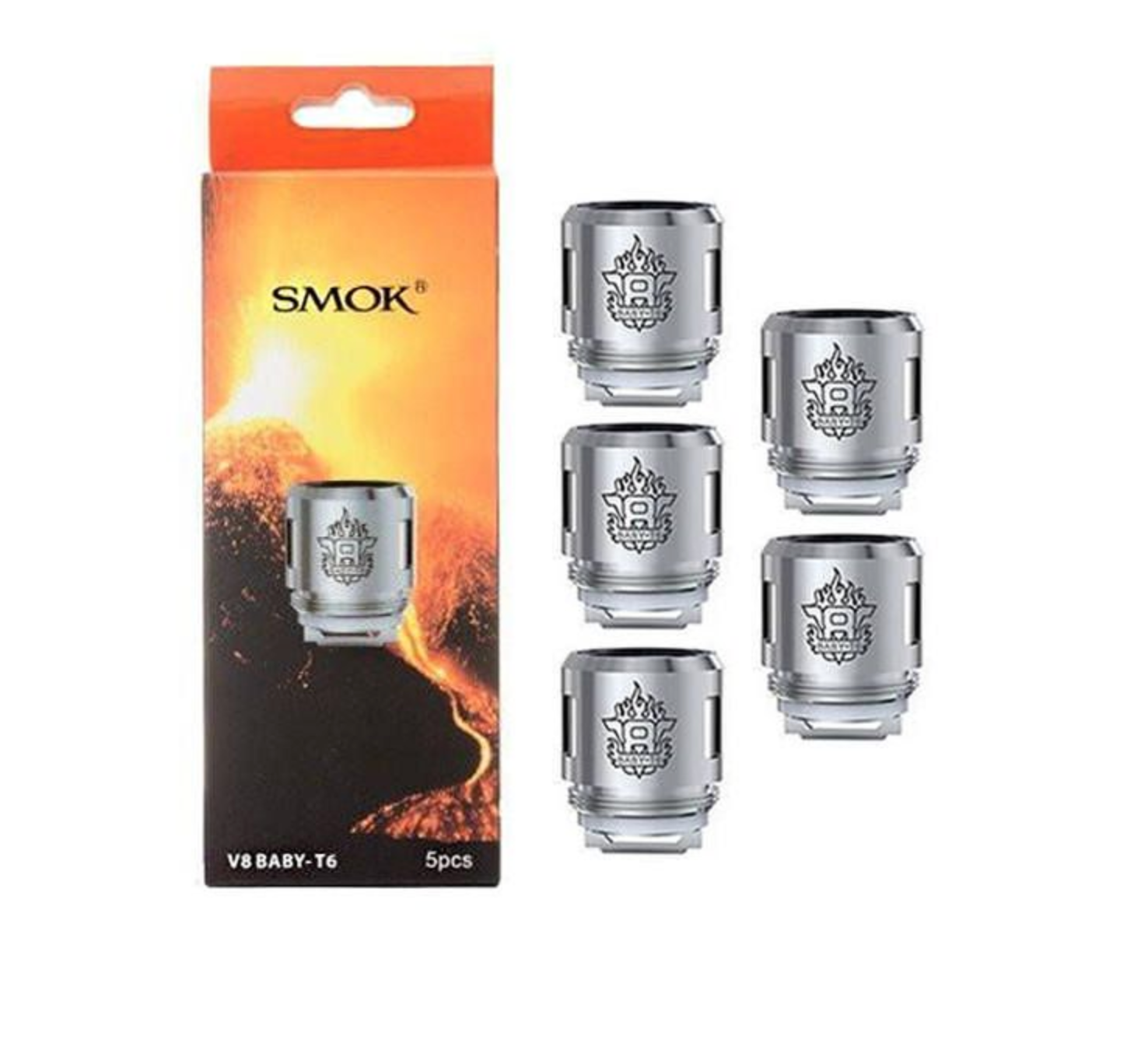 SMOK V8 Baby T6 0.2ohm Replacement Coils | Vaping ... SMOK V8 Baby T6 0.2ohm Replacement Coils | Vaping ...