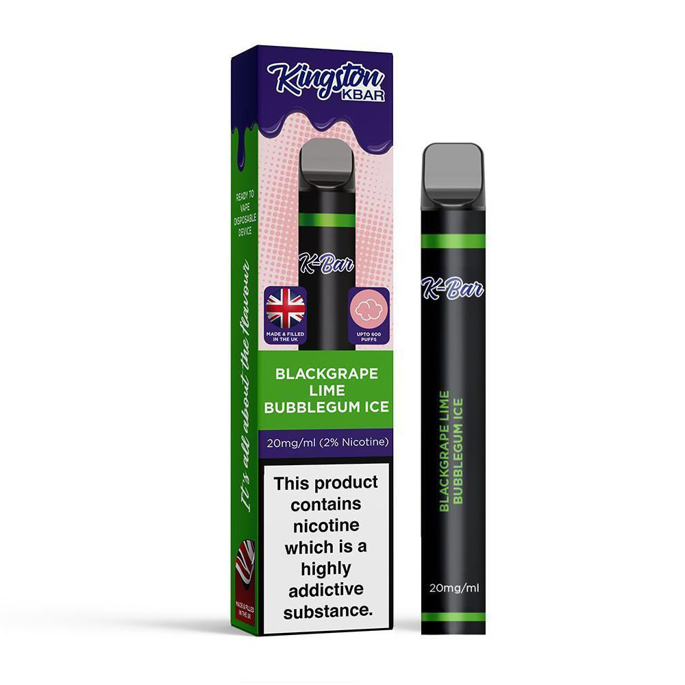 Kingston K Bar Disposable Pod Device | UK Vape World. Kingston K Bar Disposable Pod Device | UK Vape World.