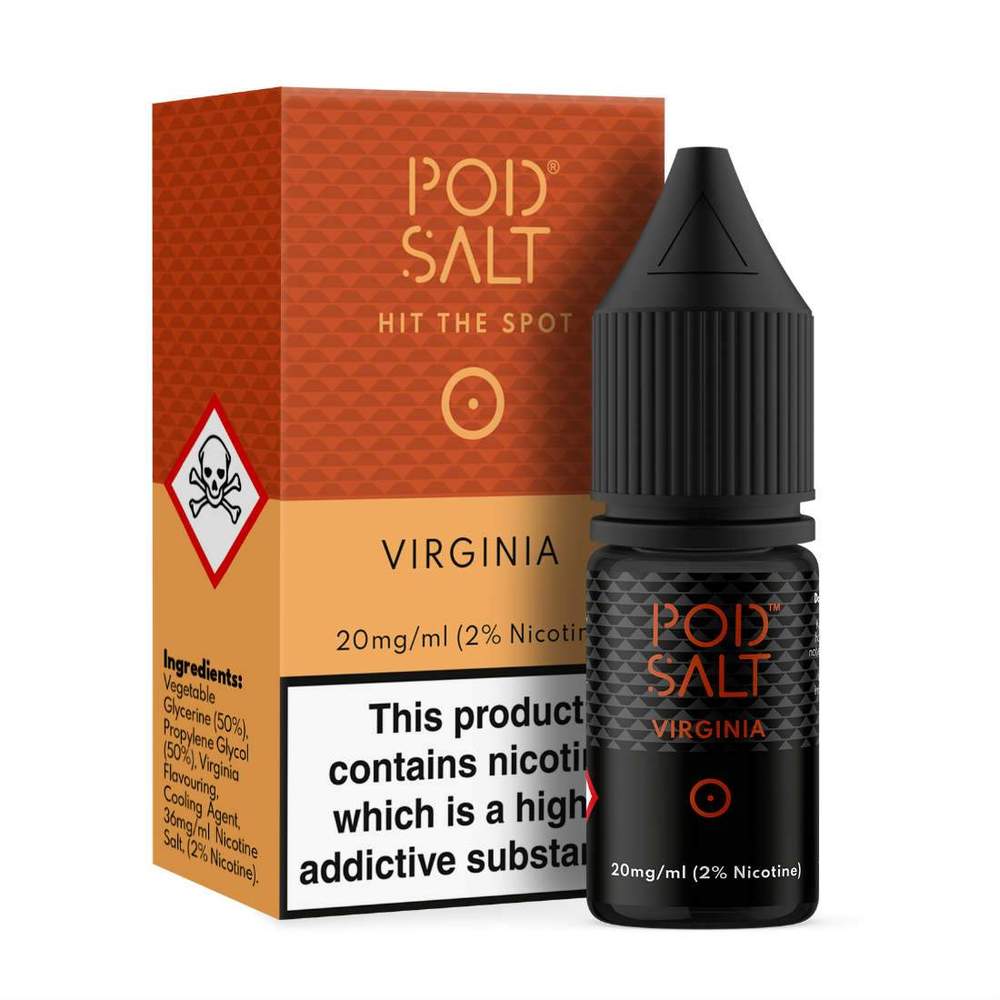 Pod Salt Virginia Nic Salt ONLY 3.29 | Nicshots & Nicsalts Pod Salt Virginia Nic Salt ONLY 3.29 | Nicshots & Nicsalts