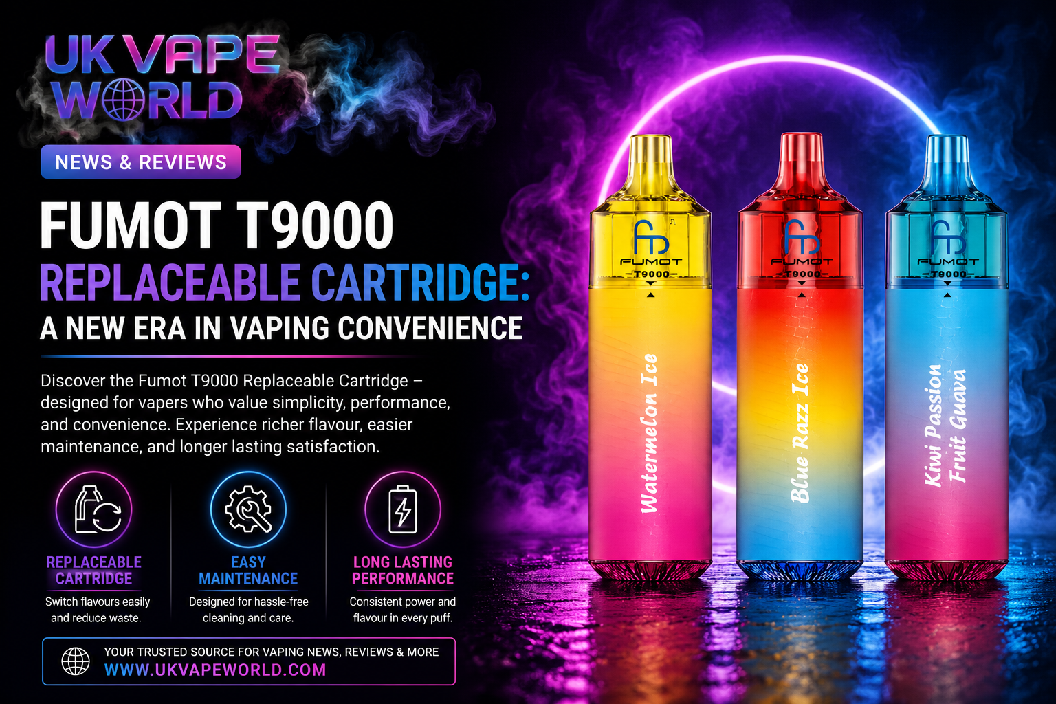 Fumot T9000 Replaceable Cartridge: A New Era in Vaping Convenience