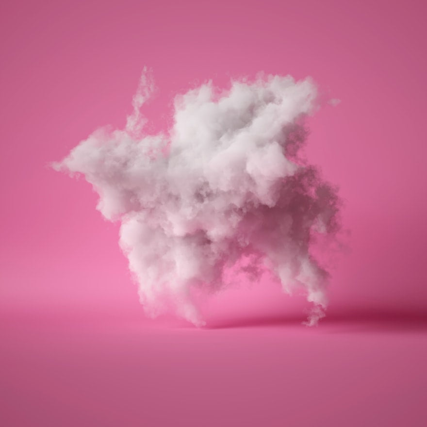 Large smoke cloud representing high puff count vaping devices