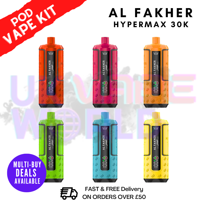 Shop AL Fakher 30K HyperMax Kit - ANY 3 FOR £27 - UK Vape World