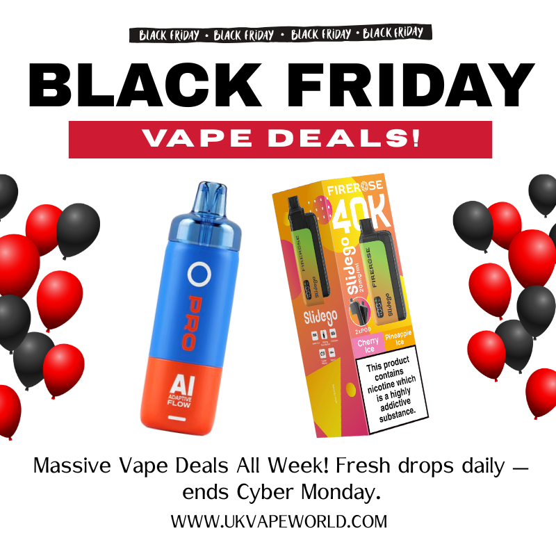 Shop Black Friday Vape Deals 2026 - UK Vape World