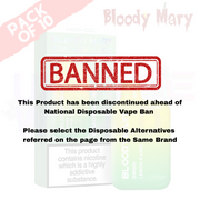 Lemon Lime - Bloody Mary CRYSTAL 600Puff Box of 10