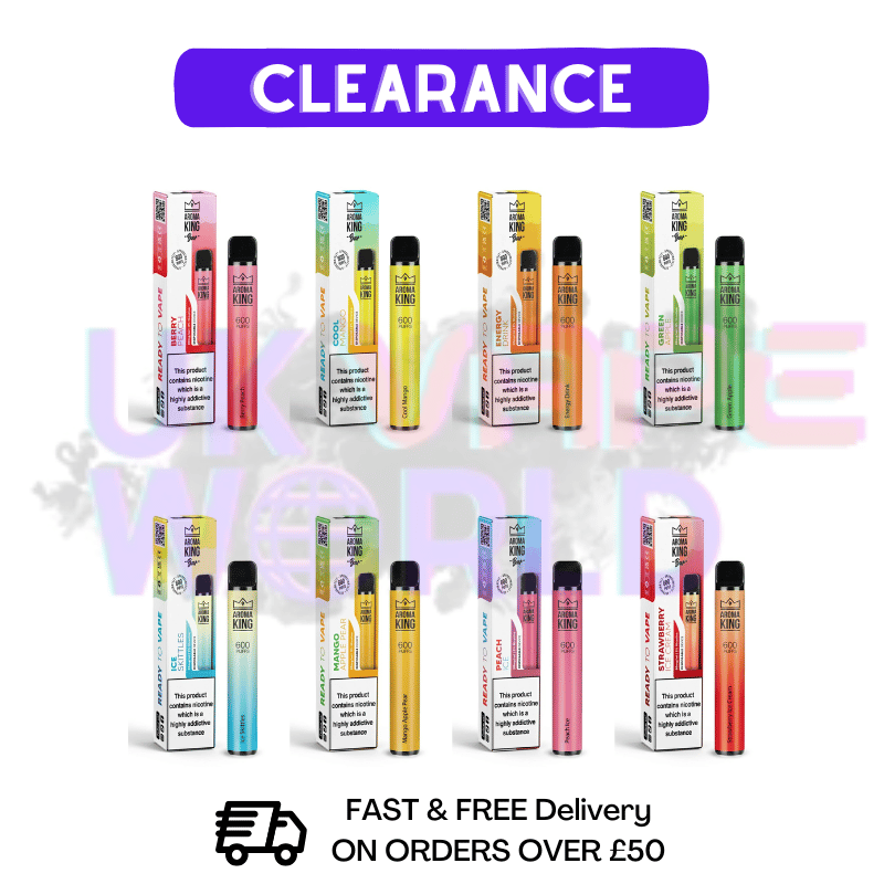 Aroma King 600 Puffs Box Of 10 (Clearance)