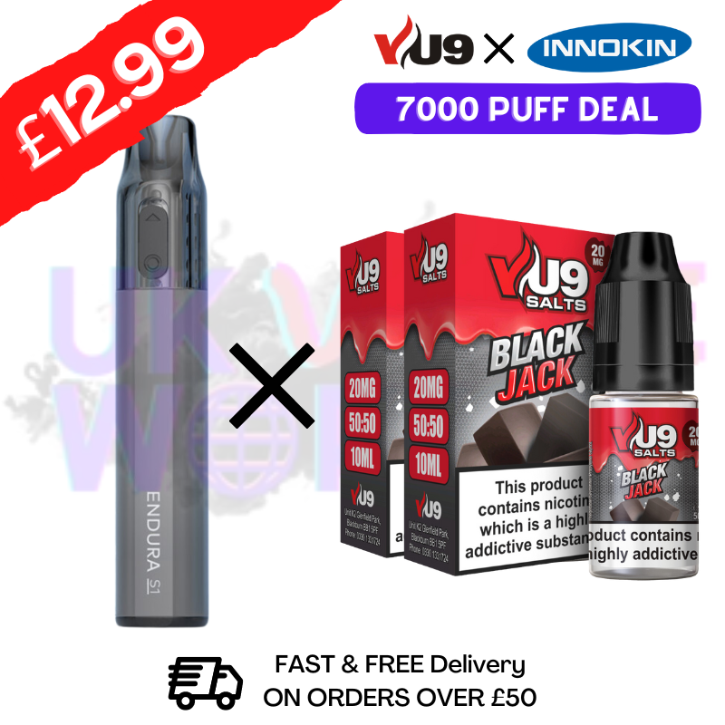 VU9 SALT x 7000puff Disposable Vape Kit Bundle - UK Vape World